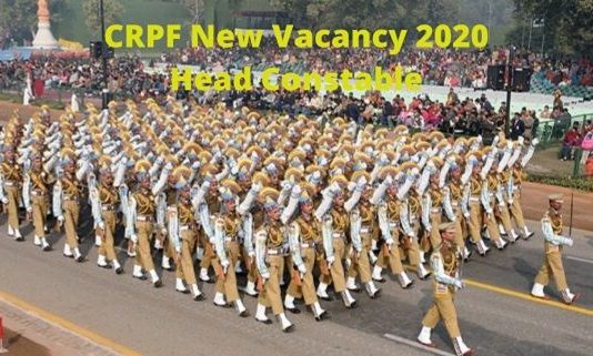 CRPF New Vacancy 2020 Head Constable-compressor