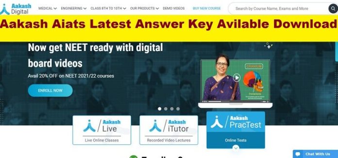 Aakash Aiats Answer Key