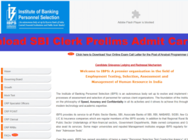 SBI Clerk Prelims Admit Card 2020