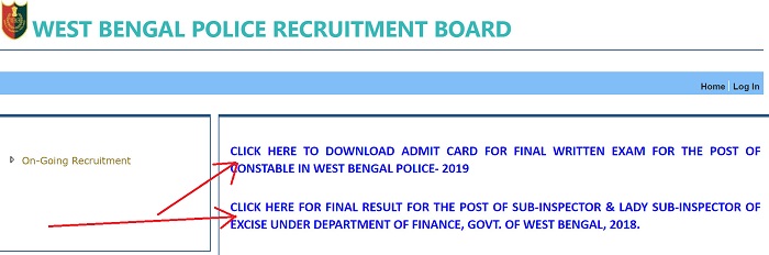 WEST BENGAL POLICE RECRUITMENT BOARD